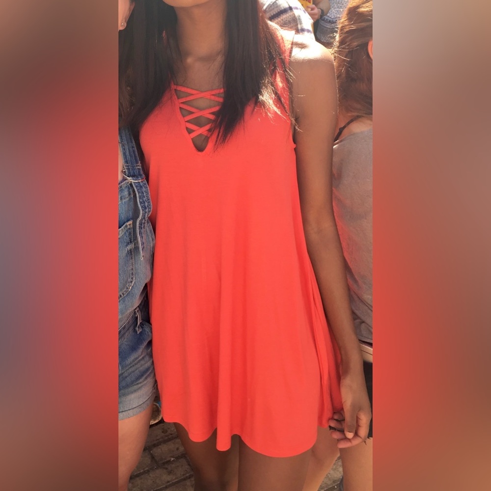 Orange dress